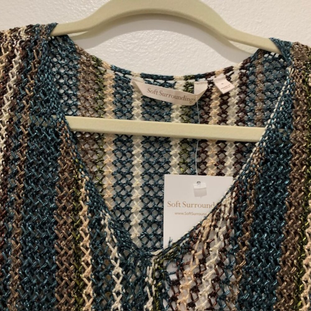 Soft Surroundings Open Weave Tunic Size Small NWT - image 6